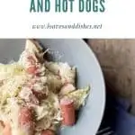 Crockpot Sauerkraut and Hot Dogs