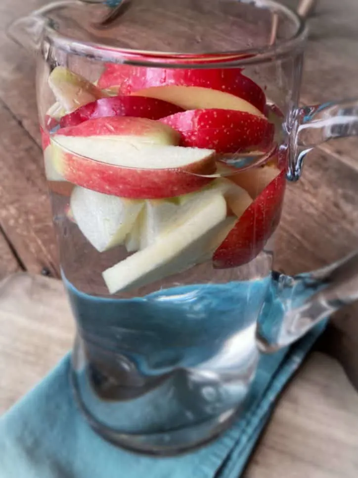 fruit in pitcher