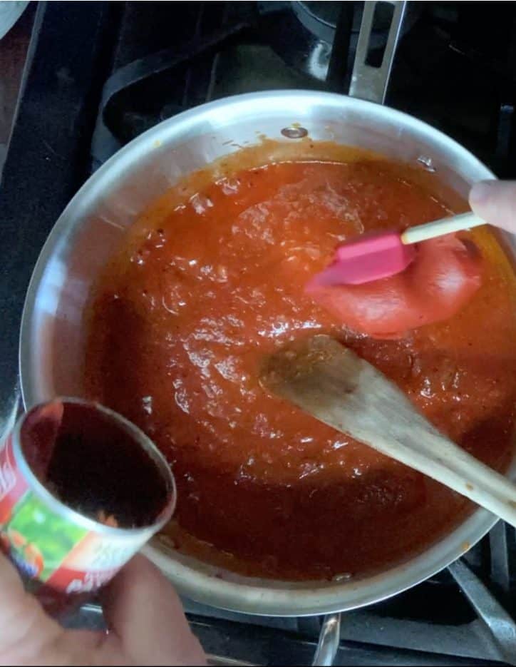 ingredients on stove