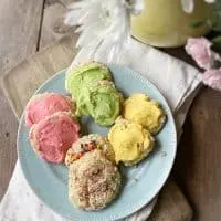 plate of granny's sour cream cookies