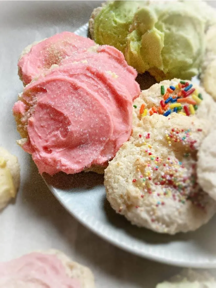 pink easter cookie