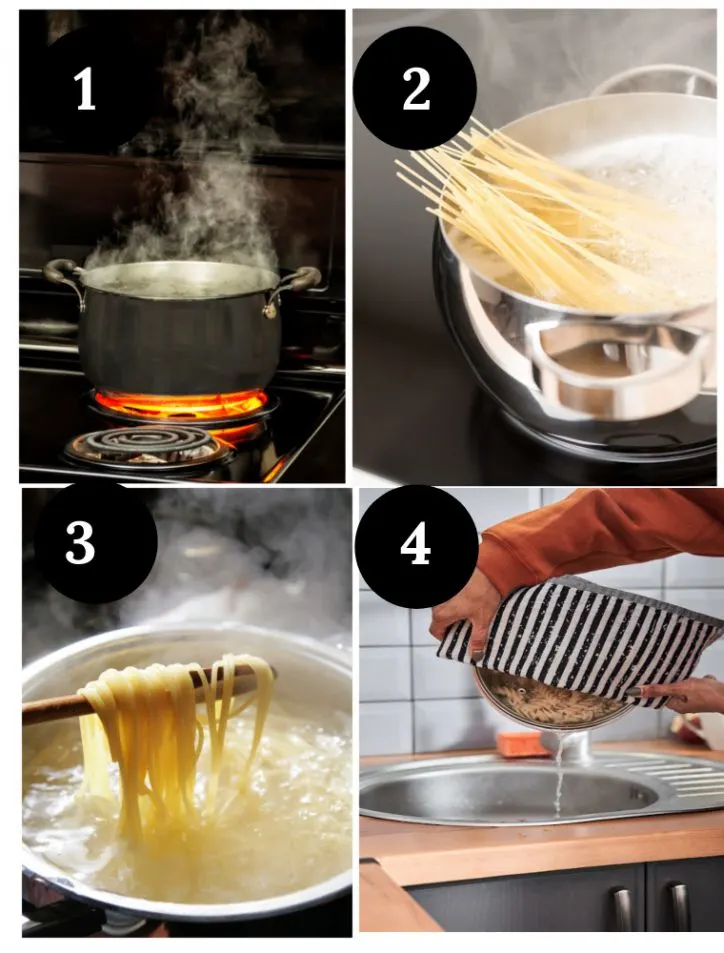 how to boil pasta step by step
