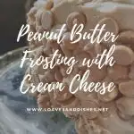 Peanut Butter Frosting with Cream Cheese