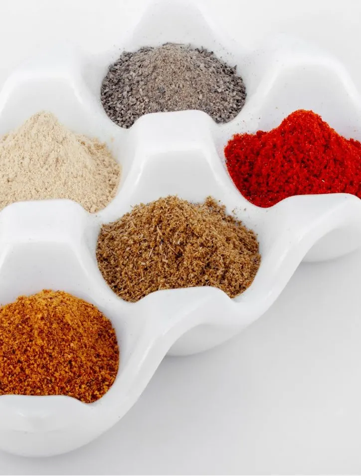 spices in container