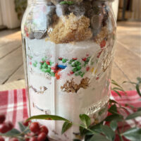 mason jar cookie mix