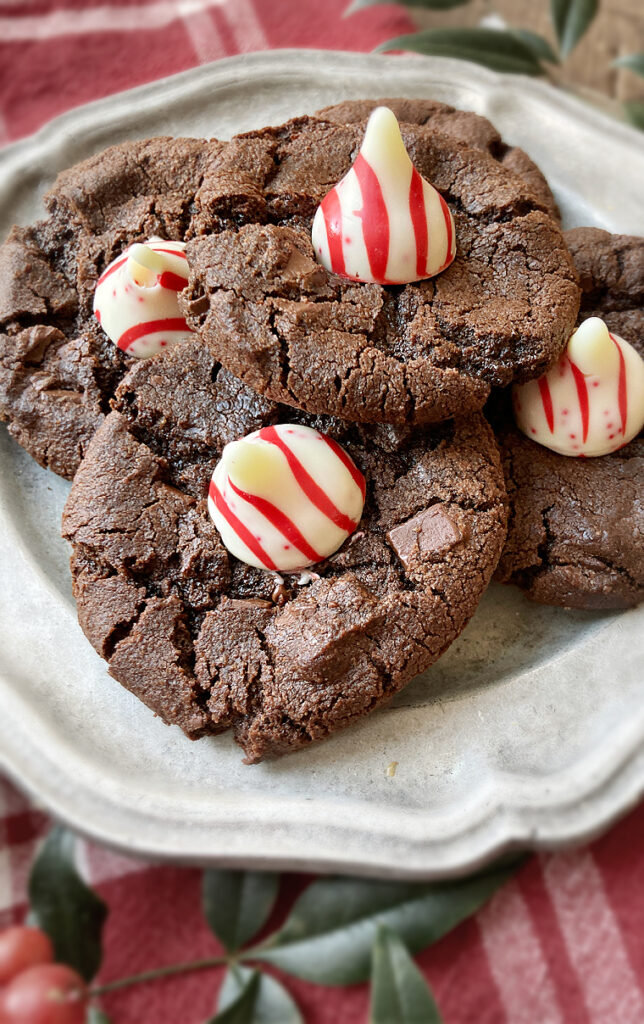 Chocolate Blossoms on a plate