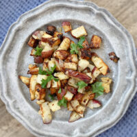 plate of breakfast potatoes