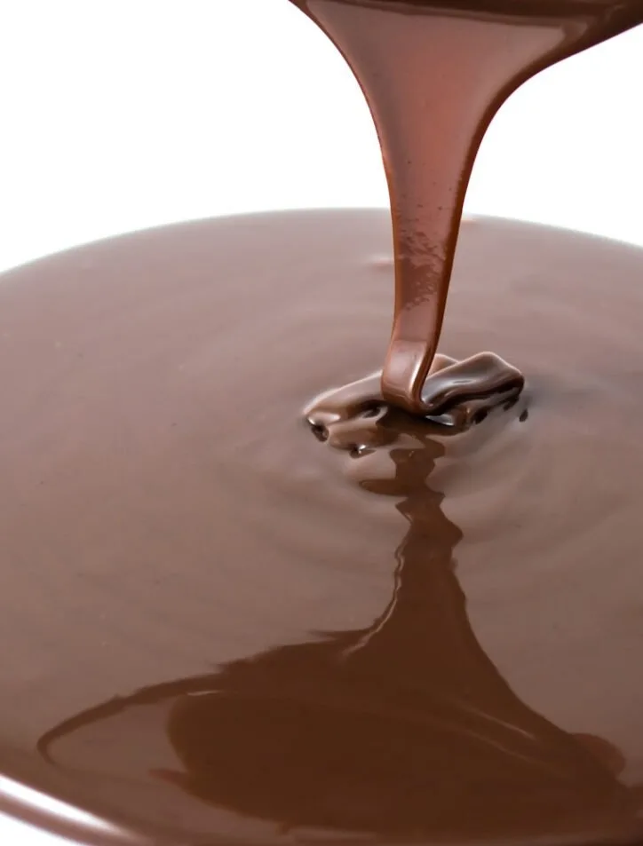 chocolate in a puddle