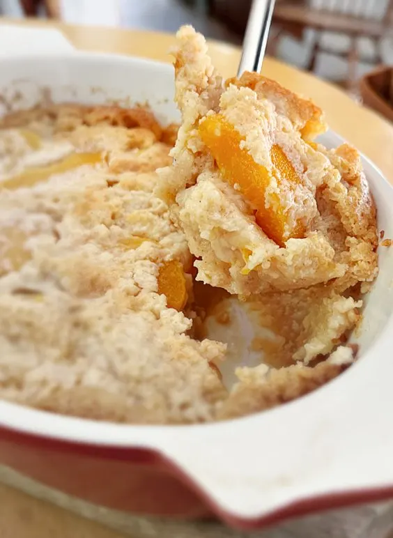 5 Min Prep• One Cup Cobbler Recipe • Loaves and Dishes