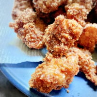 turkey nuggets on a plate