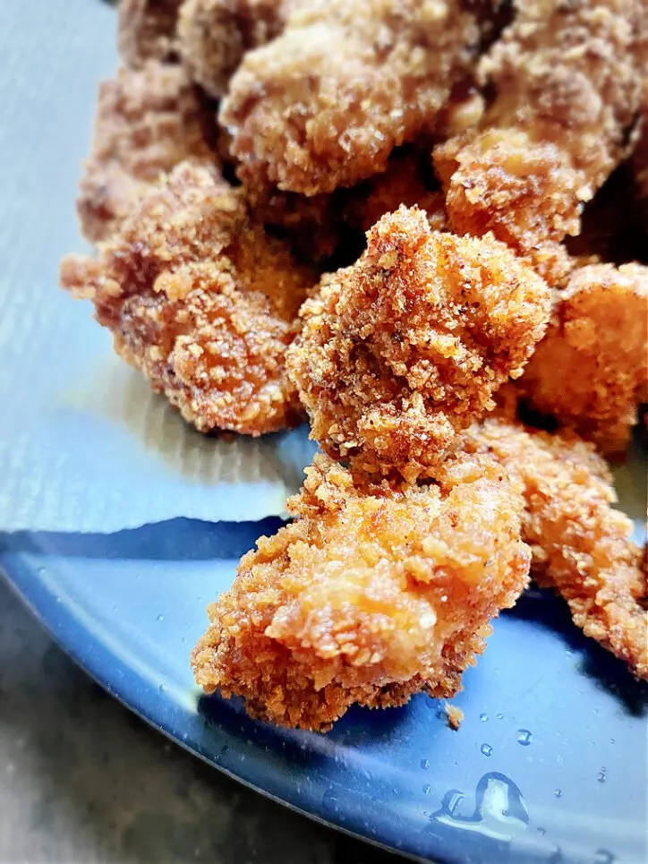 turkey nuggets on a plate