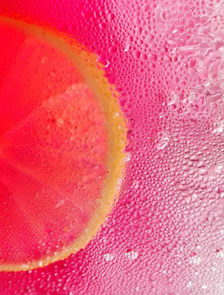 closeup watermelon lemonade recipe