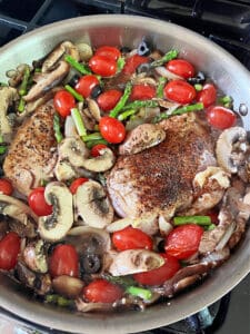 Easy Braised Chicken Breast • Loaves and Dishes