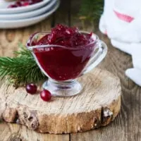 how to serve canned cranberry sauce pitcher