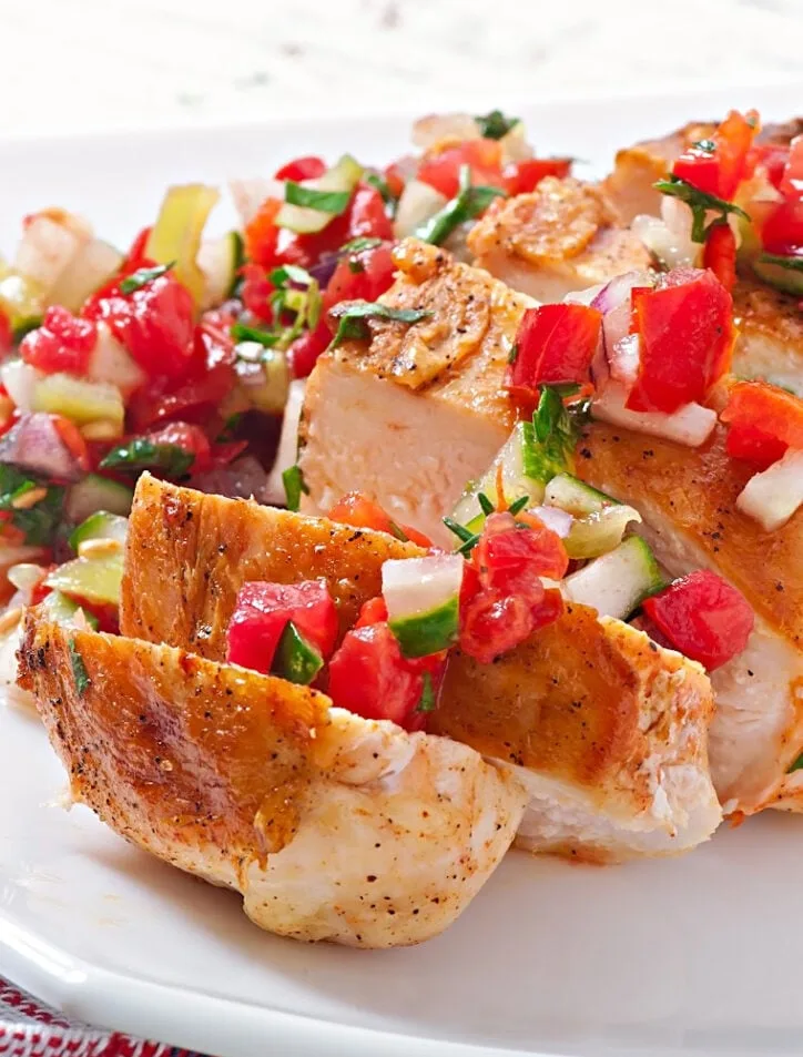Taco Seasoning Chicken and Pico