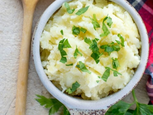 how to make instant mashed potatoes better wooden spoon