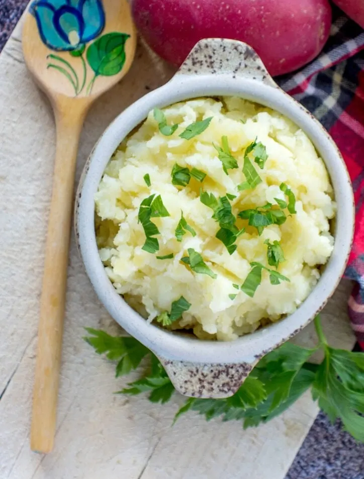 how to make instant mashed potatoes better wooden spoon