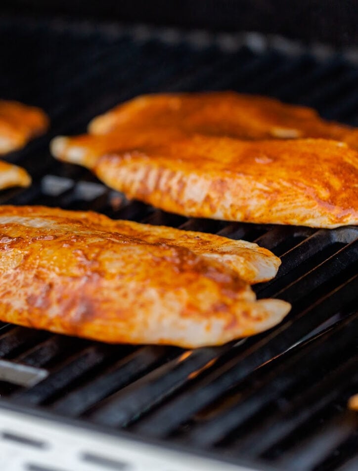 Can I use taco seasoning on chicken on a grill
