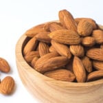 how to freeze almonds in a bowl