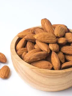 how to freeze almonds in a bowl