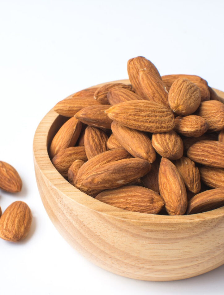 how to freeze almonds in a bowl