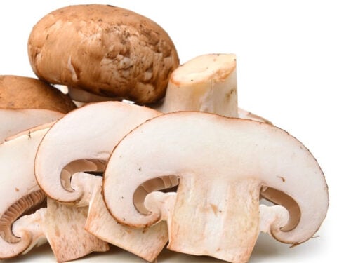 How to cut mushrooms for kabobs