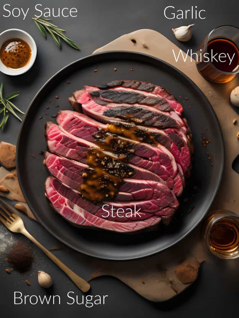 Best Whiskey Steak Recipe with Marinade & Jack Sauce • Loaves and Dishes