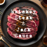 Whiskey Steak PInterest Pin.