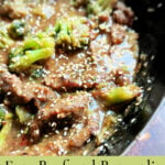 Beef and Broccoli Pinterest Pin
